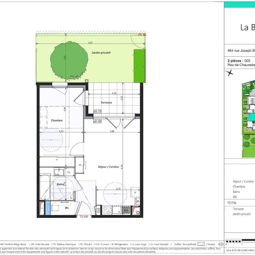 Location Appartement 2 pièces 43m² MAUBEC 38300 - Photo 2