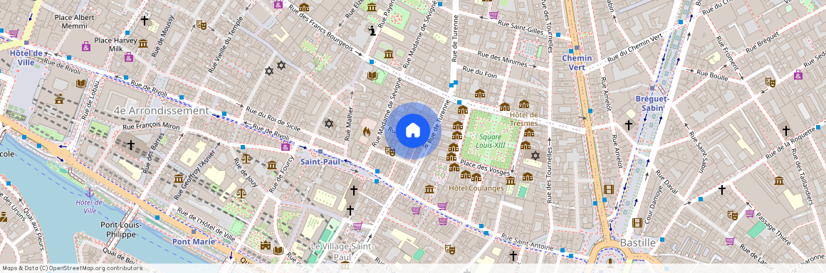 Appartement à louer rue de Jarente, Paris 4ème