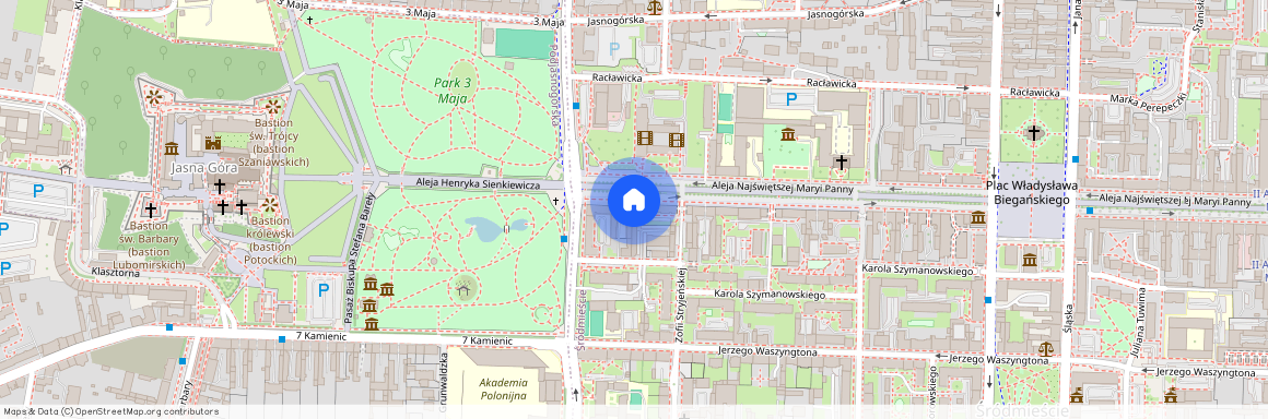 Śródmieście, al. Aleja Najświętszej Maryi Panny, Częstochowa