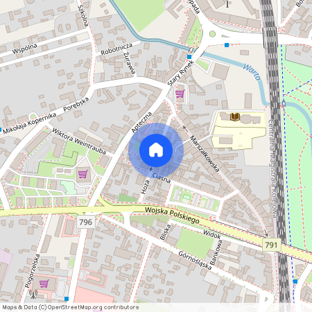 ul. Hoża, Zawiercie, zawierciański, śląskie