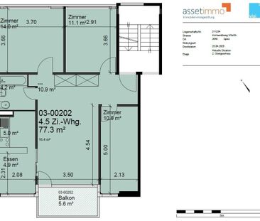 Modern 4.5-ZW à 78 m² on the 2nd floor with sunny balcony - Foto 4