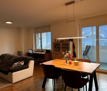 Möblierte 3.5 Zimmerwohnung mit Traumaussicht - Foto 1