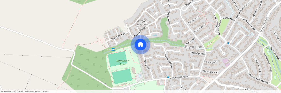 Banc Yr Allt, Llangewydd Court, Bridgend