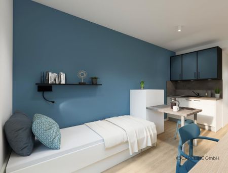 Neubau-Studentenapartment im Quartillion – möbliert & top Lage! - Photo 3