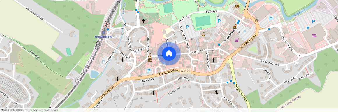 GU7 1AW, Godalming