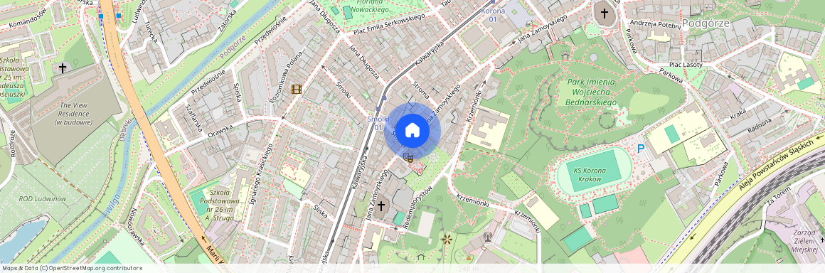 ul. Jana Zamoyskiego 30, Stare Podgórze, Podgórze, Kraków, małopolskie