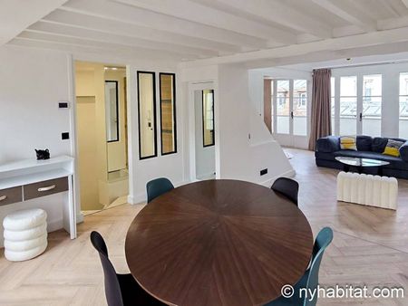 Logement à Paris, Location meublée - T3 - Île Saint-Louis, Le Marais - Notre Dame - Hôtel de Ville (PA-4467) - Photo 4