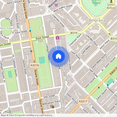 Cadogan Lane, London, SW1X