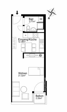 Attraktive und helle Wohnung am Messeplatz - Photo 5