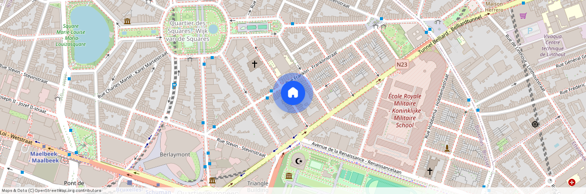 Rue Le Corrège - Correggiostraat, 66, 1, 1000, Bruxelles