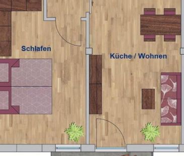 Wohlfühlwohnung mit Balkon und moderner Ausstattung im Erstbezug! R... - Photo 1