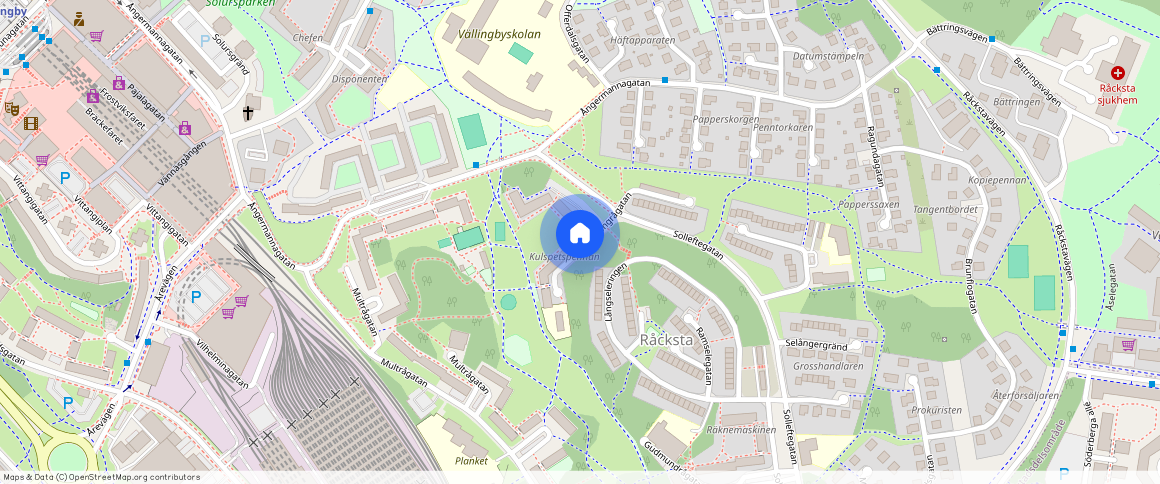 Nordingrågatan **, Råcksta