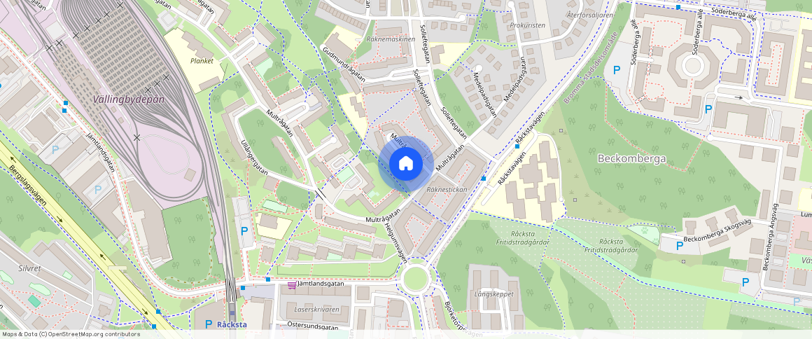 Multrågatan **, Råcksta