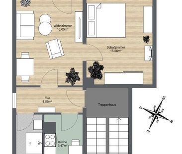 Gemütliche Wohnung in toller Lage - Photo 6