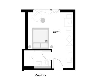 1.5 Zimmerwohnung - praktisches Studio mit Sicht ins Grüne - Photo 3