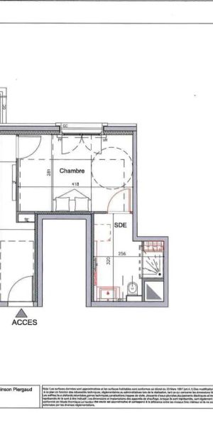 Appartement à louer 2 pièces 39.8m² - Photo 2