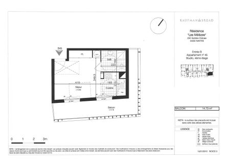 Location Appartement 1 pièce 25m² NANTES 44300 - Photo 5