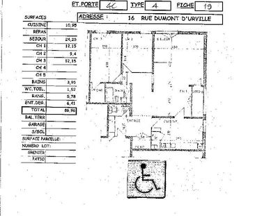 Location appartement T4 86.96m² à Reims (51100) Loyer CC * : 603.52... - Photo 2