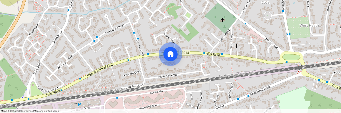 Fleet Road, Farnborough, Hampshire, GU14