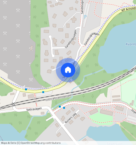 Sandstuguvägen **, Uttran