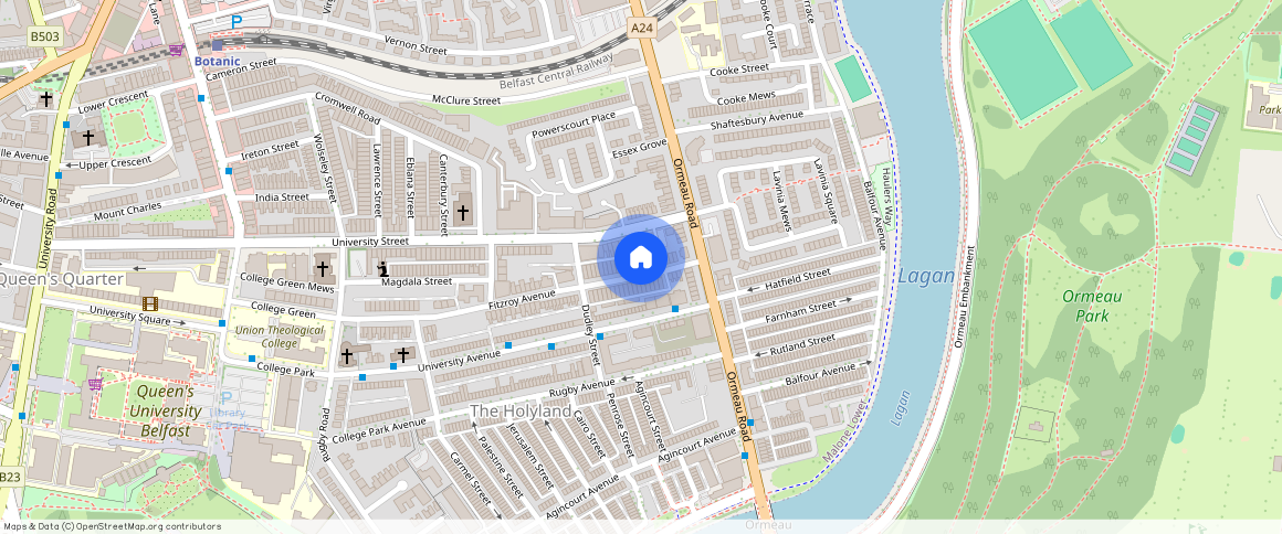 ** Fitzroy Avenue, Belfast, BT7 1HS