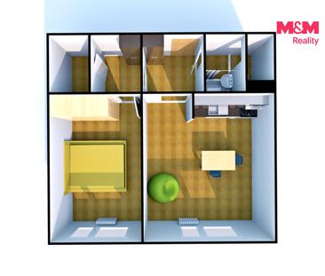 Pronájem bytu 2+kk 42 m², Na Kohoutě 330, Ústí nad Labem Bukov - Photo 3