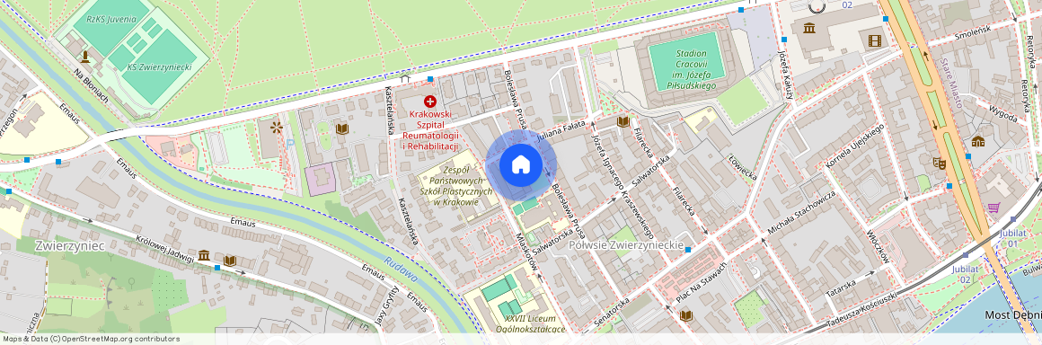 ul. Bolesława Prusa, Zwierzyniec, Zwierzyniec, Kraków, małopolskie