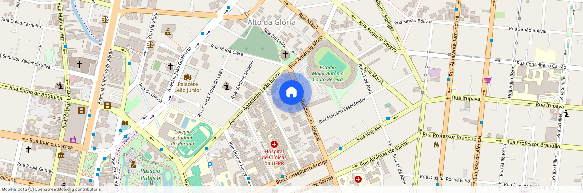 Ubaldino do Amaral, 124, Alto da Glória - Curitiba - PR