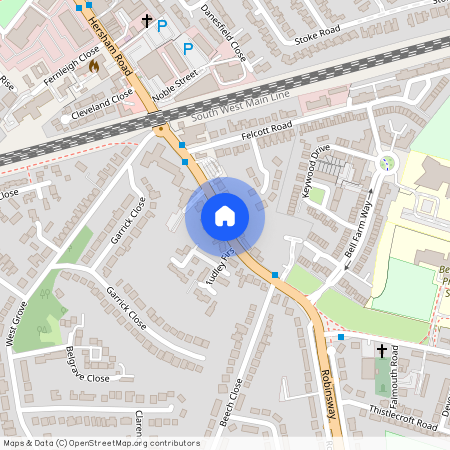 Hersham Road, Hersham, Walton-on-Thames, KT12