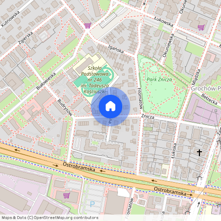 ul. Gedymina, Grochów, Praga-Południe, Warszawa, mazowieckie