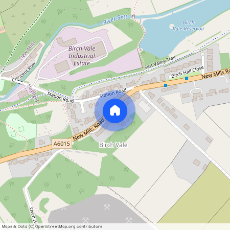 New Mills Road, Birch Vale, High Peak, SK22