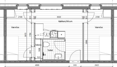 2-værelses studiebolig - Photo 1