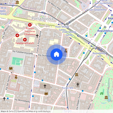 Via Giuseppe Parini, Włochy, Milan