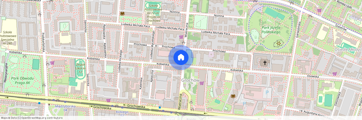 ul. Wiatraczna, Grochów, Praga-Południe, Warszawa, mazowieckie