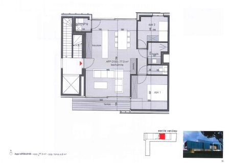 Mooi 2-slpk appartement met terras incl. garage - Photo 2