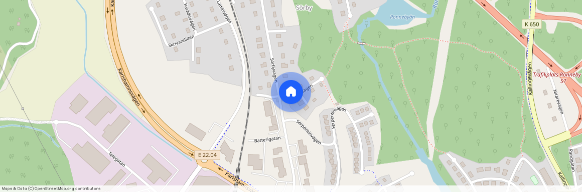 Syrénvägen, Ronneby