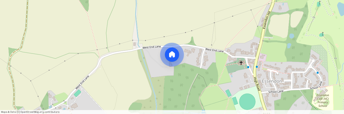 Skyfield Manor, West End Lane, Essendon, Hertfordshire, AL9