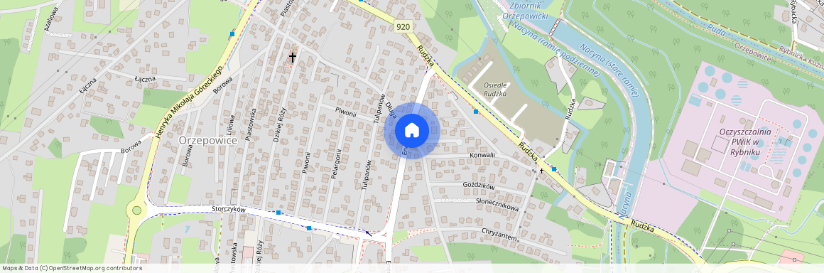 ul. Energetyków, Orzepowice, Rybnik, śląskie