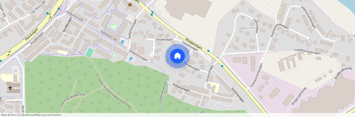 Paradisvägen, Ekerö