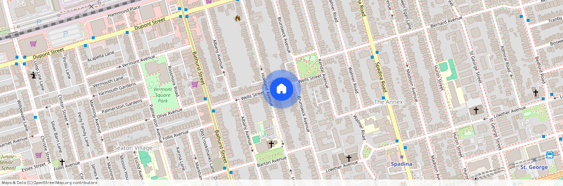 21 Wells Street #Main Flr Apt, Toronto, Annex