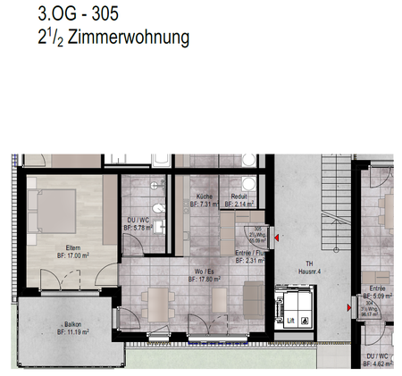 2.5 Zimmerwohnung – Bachtelblick Bubikon - Photo 5