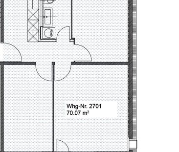 3.5 Zimmer, 70 m², EG - Foto 3