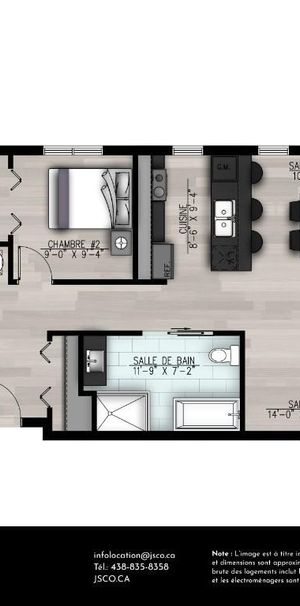 4½ à louer | 3 ÉLECTROMÉNAGERS | INTERNET | ASCENSEUR | RANGEMENT | 1er Février 2026 - Photo 1