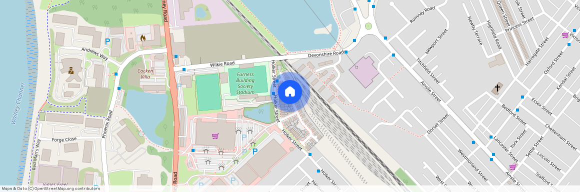 St James Gardens, Barrow-in-furness, Cumbria, LA14