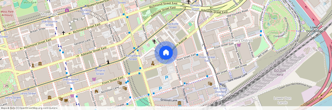 803 - 90 TRINITY STREET, M5A0E4, Toronto