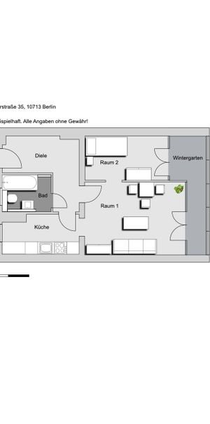 *WBS m. bes. Wohnbedarf * schöne 1,5-Zimmer-Wohnung in Berlin Wilmersdorf - Photo 2