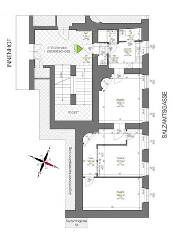 Charmante Altbauwohnung in der Grazer Altstadt mit 3 Zimmern – Provisionsfrei! - Photo 5