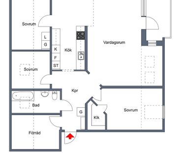 Östermalmsgatan 32, Motala – 4 r.o.k - Foto 3