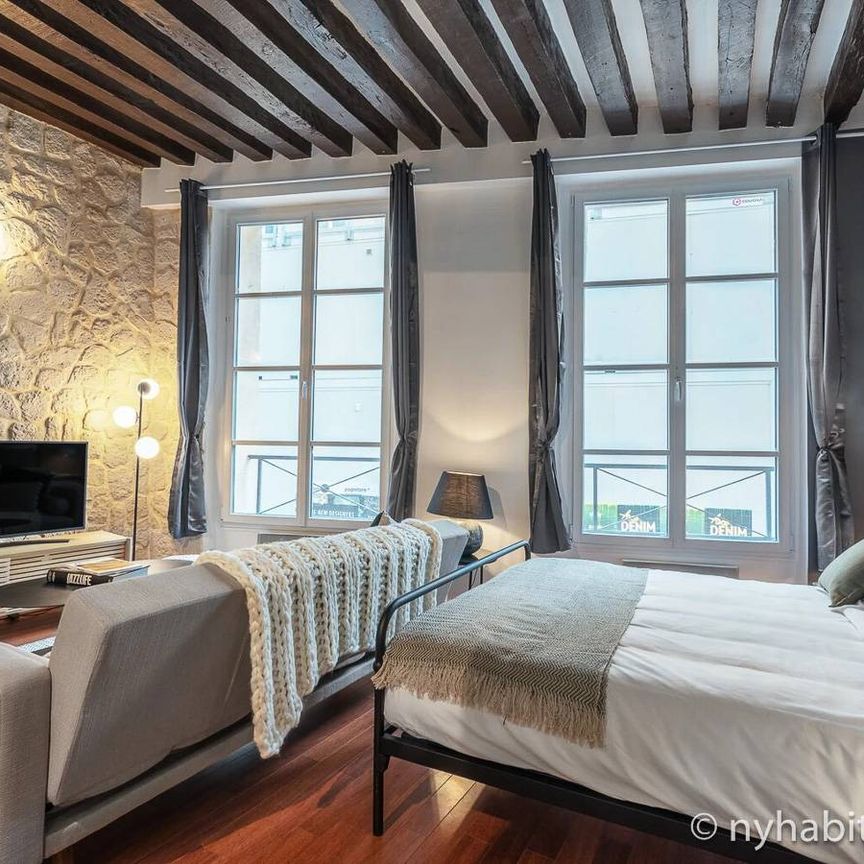 Logement à Paris, Location meublée - Studio T1 - Le Marais (PA-4797) - Photo 1