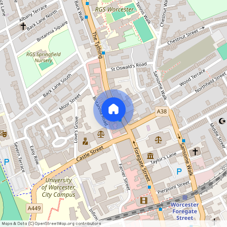 Apartment 6, 2 Surman Street, Worcestershire, WR1 1HL, Worcester